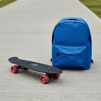 17 Inch Skateboard Multiple Colors Mini Cruiser Lightweight & Portable Single Tail End