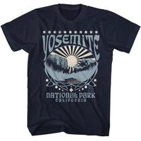 National Parks Yosemite Decorative Oval Duo Color Navy Brands  Children's T-shirt 120