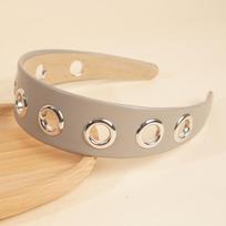 Metal Ring Hollowed Out Eyelets Headband Grommet Punk Headwrap Hollow Metal Headband  Women pilka