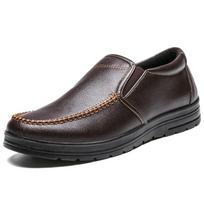 Soft Low-top Mens Slip On Casual Shoes Breathable Spring Autumn Brand Male Footwear Available in Black Brown for Daily Casual Wear 39 ruda