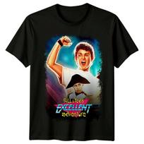 Bill & Teds Excellent Adventure (1989) Movie Poster Inspired Unisex T-Shirt Retro Tee Graphic Tee S