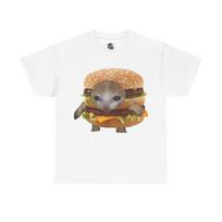 Kitty Burger Meme Graphic Boxy Unisex T-Shirt Graphic Tee XL