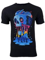 TLFI Unisex T-Shirt Screaming Skull Regular Fit Crew neck S