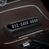 Easy to Install Luminous Car Temporary Parking Number Plate with Hidden Phone A1