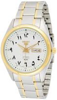 SEIKO Watch SNKP22J Seiko 5 Automatic White Silver Gold Men's