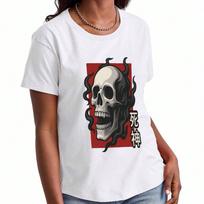Grim Reaper Cheeseburger Lover Wounisex's Cotton T Shirt, Pure Cotton Premium Print, Durable, Casual And Fashionable. Show Your Love For Cheeseburgers S įvairiaspalvis