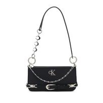 Calvin Klein shoulder bag [Customized Bag] Restricted Area Personality Trend Street Fashion Three-dimensional Material Decoration Mixed Material juoda