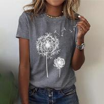 Women's Short-sleeved Summer Dandelion Youth Vitality Color Choice High Cost Leisure Everything M