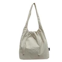 Simple casual nylon shoulder bags retro high quality large capacity travel style bags