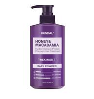 KUNDAL Honey & Macadamia Hair Treatment 500ml – 7 Scents | Deep Repair & Moisture Care Baby Powder