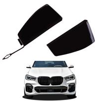Kairė ir Dešinė Priekinio Buferio Vilkimo Akies Kablio Dangtelis Skirta BMW X5 2019 2020 2021-2023 black