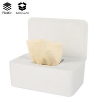 1PC Desktop Tissue Box, One Click Portable Mask Storage Box, Sealed Wet Tissue Storage Box, Home Office Paper Drawer Box balta