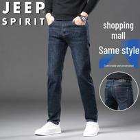 JEEP SPIRIT Men's Autumn/Winter Straight-Leg Jeans 30