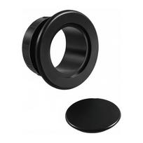 Skėčių nuo saulės žiedai, kamštukai ir dangteliai, plastikiniai, sutvirtinti, skėčių nuo saulės stalo angos dangtelis, įdėklas lauko sodui 1 black