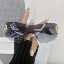 Big Frame Unisex Square Sunglasses Women Men Brand Designer Colorful Sun Glasses Female Male Colors Mirror Oculos De Sol other
