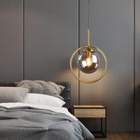 Svajonės Burbulas Nordic Modernus Minimalistinis Naktinio Stalo Pakabinamas Šviestuvas