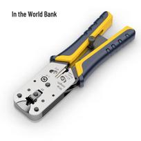 Professional RJ45 Network Cable Crimper CN plug (adapter included)