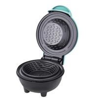 Yousheng Mini Waffle Maker Electric Cake Maker with Nonstick Surface Fast Heating Pancakes Maker Machine for Breakfast Snacks Desserts A US Plug gray
