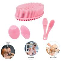 Silicone Body Scrubber Loofah,For Shops/Hotel Bath And Shampoo Brush Exfoliating Bath Body Brush For Shower Silicone Body Scrub