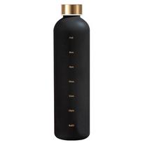 1L Water Bottle With Time Marker 32 Oz Fitness Sports Outdoor Travel Portable Leakproof Drinkware Bpa Free Frosted Drink Bottles juoda