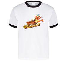 Willys Wonderland Movie Logo Nicholas Cage Black Ringer T Shirt Mens Womens Tees Top S