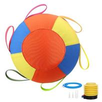 Pet Toy with Air Pump Multiple Nozzles Fast Inflation Tear-Resistant Chew-resistant Compact Size Portable Horse Training Toy 25cm įvairiaspalvis