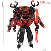New Titan Skibidi Toilet Building Block Model Toy Double Knife Titan Sound Ornament Collection Building Block Model For Kid Gift