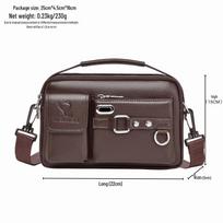 Men's Multi-Functional Crossbody Sling Bag for Work and Outdoor Use gray
