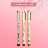 Art Manga Outlining Pen Pigment Liner Micron Pen Marker Set Waterproof Ink Fine Point Pen for Art Sketching Anime Manga Drawing