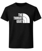 The Throat Goat Funny Phrase Unisex T-Shirt Bold Head Blowjob Humour Rude Tee S įvairiaspalvis