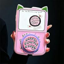 Mix flip Case Cute Cake Stand Magnetic Flip Phone Case For Xiaomi Mix Flip Cases Shockproof Protective Soft Cover For Xiaomi Mix Flip
