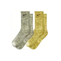 Nike Logo Printing Mid Tops Socks 1 2 Pairs Unisex Men's DM3407-907 M