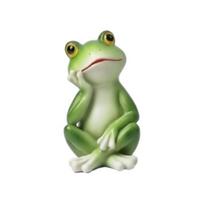 Small Frog Statue Miniature Garden Frog Ornament Resin Cute Frog Figurine for Indoor Outdoor Tabletop Planter Fairy Garden A