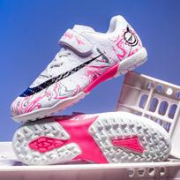 Velcro Kids Football Shoes Boys Broken Nails Girls Student Training Shoes Teen Sneakers 28