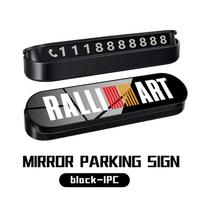 For Mitsubishi Simple Car Temporary Parking Card Phone Number Holder Auto Interior Accessories Pajero Outlander XL Montero