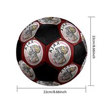 AFC Ajax Soccer Ball Colorful All Ages Machine Stitched PVC Competition Ready Durable High-Bounce