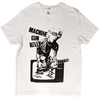 Machine Gun Kelly Unisex T-Shirt: TV Warp (XXX-Large) 3XL