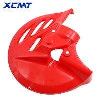For Honda CRF 250R 250RX 250X 450L 450R 450RWE 450RX 450X Motocross Brake Disc Protective Rear Brake Disc Cover Protection Cover raudona