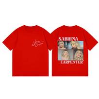 Singer Sabrina Carpenter Graphic T Shirts Unisex Women Fashion Aesthetic Short Sleeve Tshirts Summer Casual Loose Cotton Tshirt 4XL