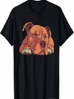 Pitbull Cute Dog Breed - Pitbull T-Shirt S įvairiaspalvis