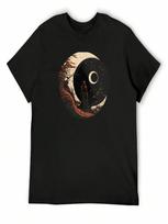 Bloodborne Moon T-Shirt Plus Size Clothes Summer Tops Shirts Graphic Tee Plus Size Tops Men Workout Shirt S įvairiaspalvis