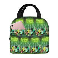 Anime Helluva Boss Fizzarolli Insulated Lunch Bag for Women Children Portable Food Boxes Thermal Lunch Box Tote One Size