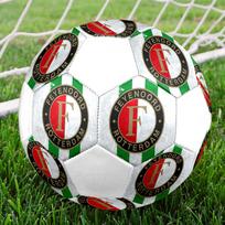 Feyenoord Rotterdam futbolo kamuolys, spalvingas, tinkamas visoms amžiaus grupėms, siūtas mašina, PVC medžiaga, varžybų kokybės, patvarus ir atšokantis