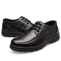 100% Genuine Cow Leather Business Brogues Formal Casual Male Footwear Dress Shoes for Men 39