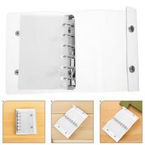 6 Ring Transparent Soft PVC Binder Cover A7 Snap Closure Loose Leaf Notebook Refillable Journal Card Photo 6 Ring A7 PVC Binder China Mainland
