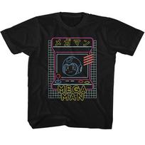 Mega Man Neon Arcade Gaming  Children's T-shirt 130
