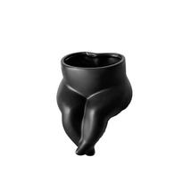 Creative Sitting Chubby Legs Flower Pot Desktop Ornament Modern Home Decoration Sculpture Unique Plant Holder for Indoor Use juoda