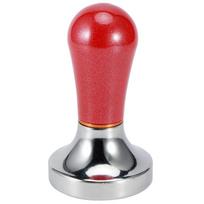 Flat Powder Pressed Hammer 57mm Espresso Tamper Coffee Tools Coffee Machine Accessory  Coffee Bar raudona