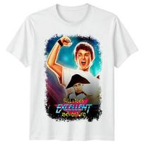 Bill & Teds Excellent Adventure (1989) Movie Poster Inspired Unisex T-Shirt Retro Tee Graphic Tee XL