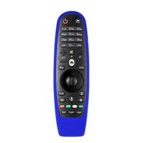 Case Cover Fit for AN MR600 TV Remote Controller Soft Silicone Rubber Dust Proof Protective Case Blue